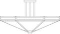 Etoile Inverted Ceiling Mount ETCM-21