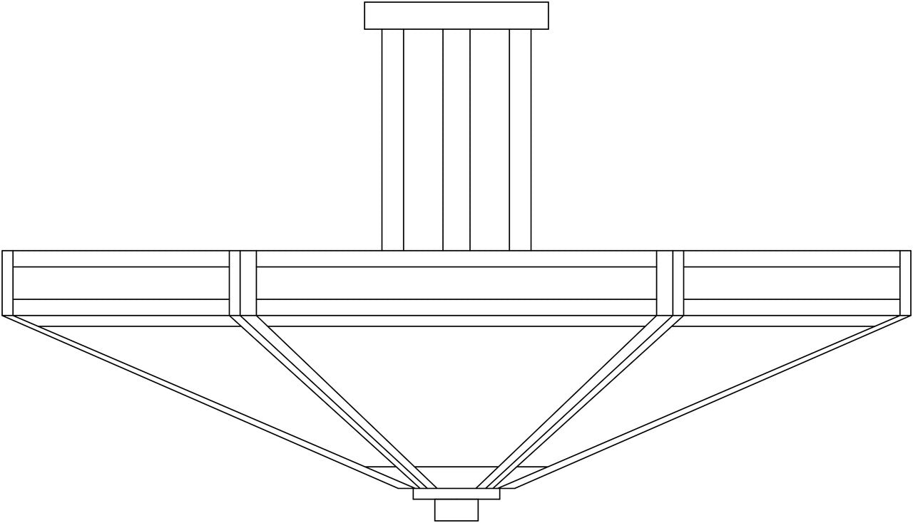 Etoile Inverted Ceiling Mount ETCM-21