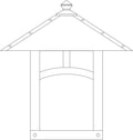 Evergreen Flush Wall Mount EW-16