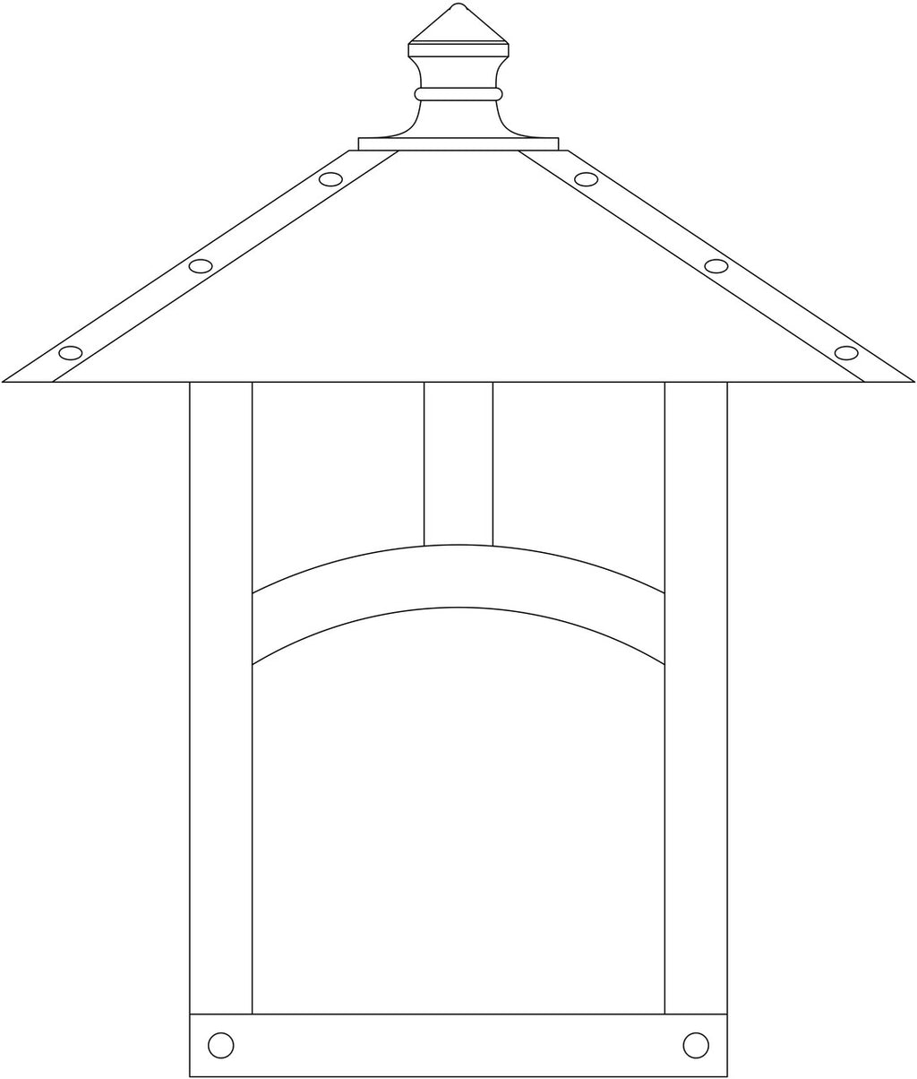 Evergreen Flush Wall Mount EW-9