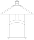 Evergreen Flush Wall Mount EW-9