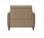 Stressless Emily  V2 Steel Arm Power Sofa with Adjustable Headrest