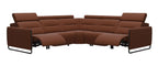 Stressless Emily V2 Steel Arm Power Sectional C22 with Adjustable Headrest