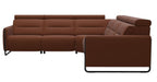 Stressless Emily V2 Steel Arm Power Sectional C22 with Adjustable Headrest