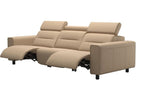 Stressless Emily V2 Wide Arm Power Sofa with Adjustable Headrest