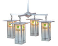 Franklin Long Body 4 Light Chandelier FCH-9L/4