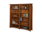 Boulder Creek 10 Shelf Double Bookcase