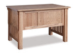 Bridger Mission Desk 3 Drawer Desk with Finished Backside FVD-3049-BM