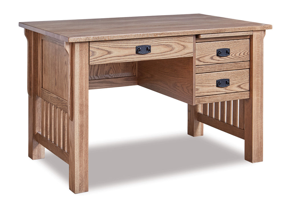 Bridger Mission Desk 3 Drawer Desk with Finished Backside FVD-3049-BM
