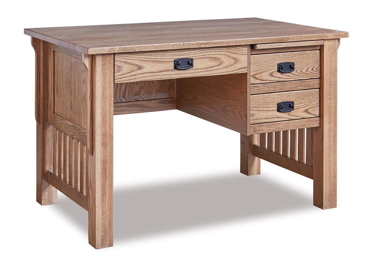 Bridger Mission Desk 3 Drawer Desk with Finished Backside FVD-3049-BM