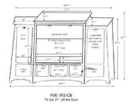 Colbran 4 piece Media Wall Unit FVE-193-CB-FV