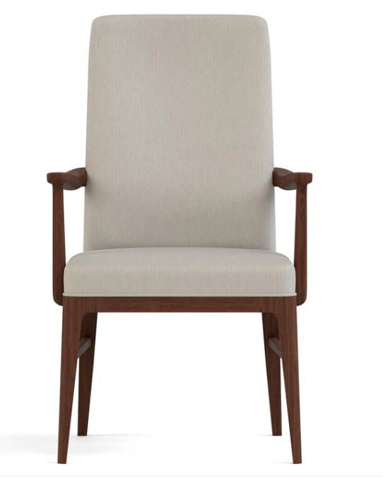 Walnut Grove Tall Upholstered Arm Chair by Stickley