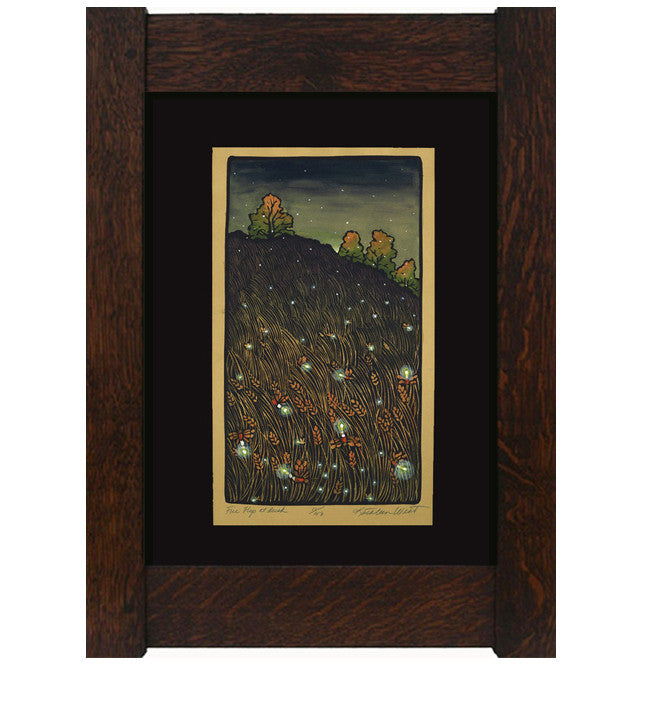 Fire Flys at Dusk Print