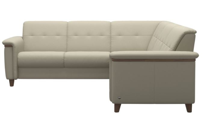 Stressless Flora Wood Sectional 2-2.5 seater