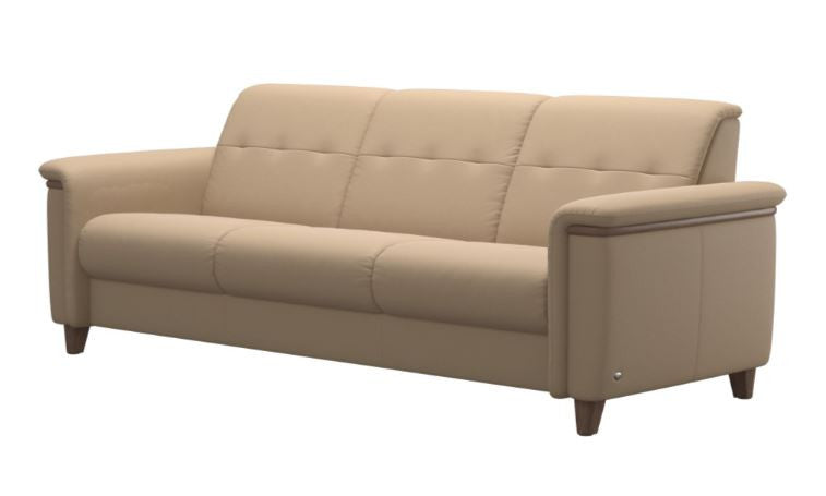 Stressless Flora Wood 3 Seater Sofa