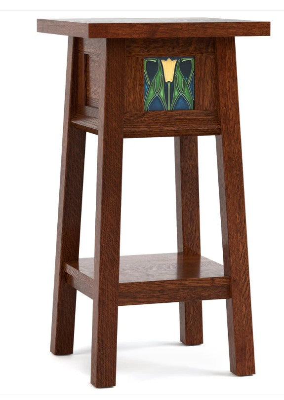 Stickley Floral Tile 24-inch Plant Stand Promo – 125th Anniversary Edition