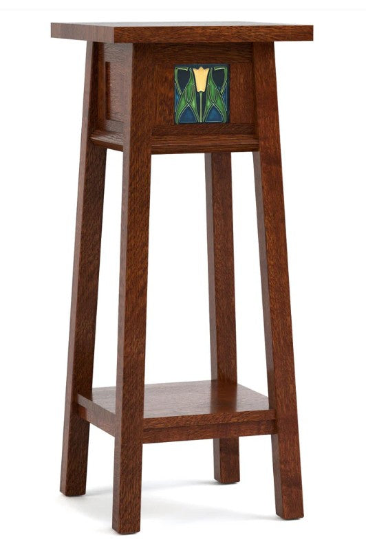Stickley Floral Tile 30-inch Plant Stand Promo – 125th Anniversary Edition