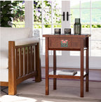 Stickley Floral Tile Tray Table Promo - 125th Anniversary Edition