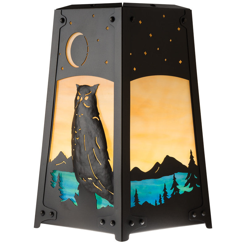 Baldwin Hooked Arm 9-1/2" Roof Outdoor Sconce 604-1