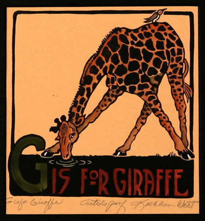 G is for Giraffe Print