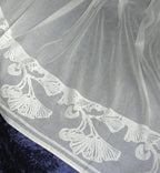 Ginkgo Leaf Lace Curtain Panel