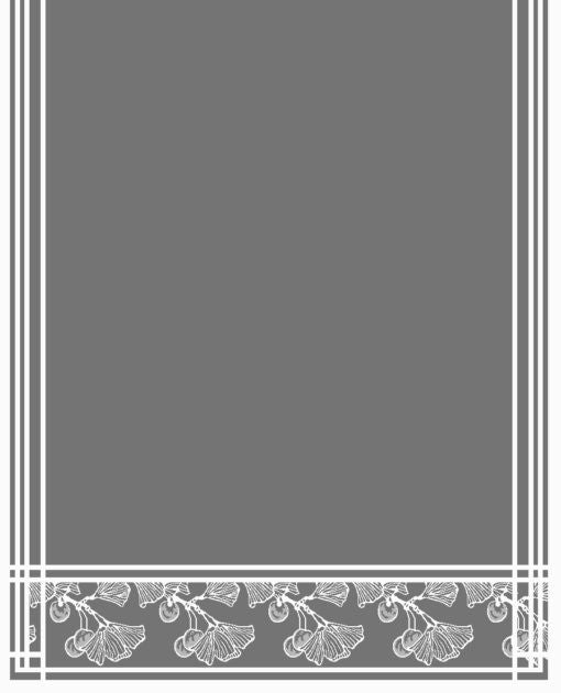 Ginkgo Leaf Lace Curtain Panel