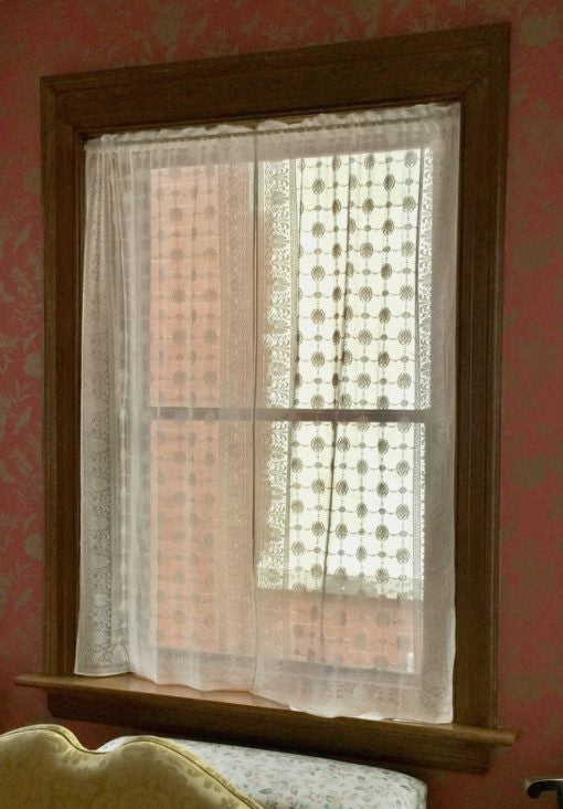 Grecian Lace Curtain Panel