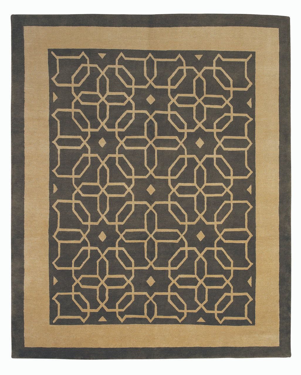 Craftsman Honeycomb Sandstone Rug