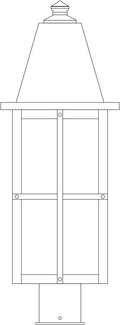 Hartford Long Body Post Mount HP-8L