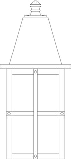Hartford Flush Wall Mount HW-6