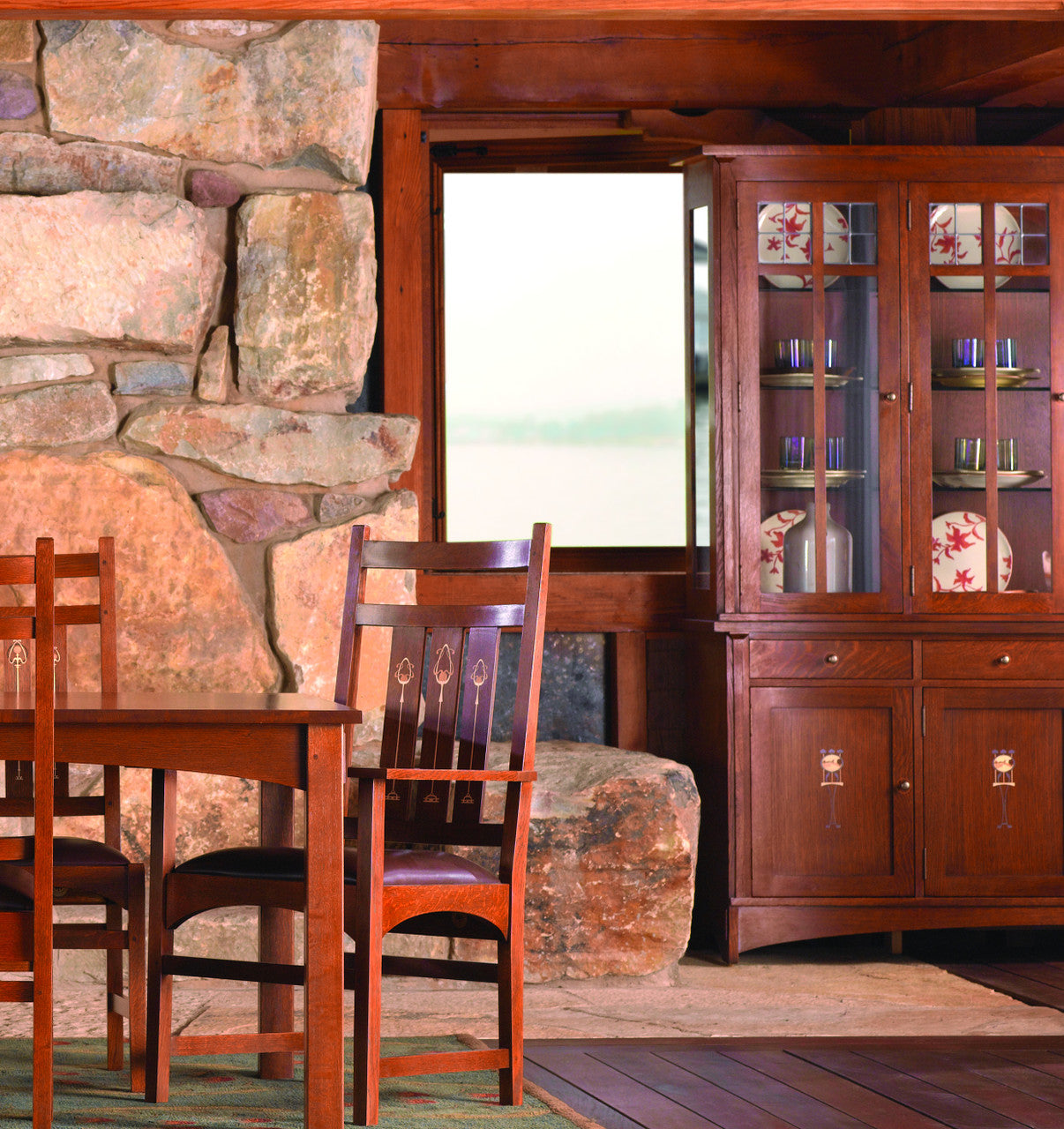 Harvey Ellis Four-Door Buffet by Stickley