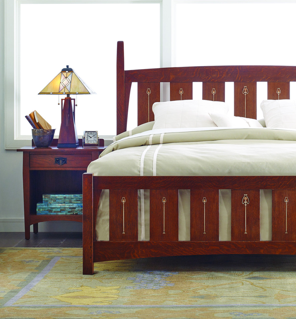 Harvey Ellis Open Nightstand by Stickley