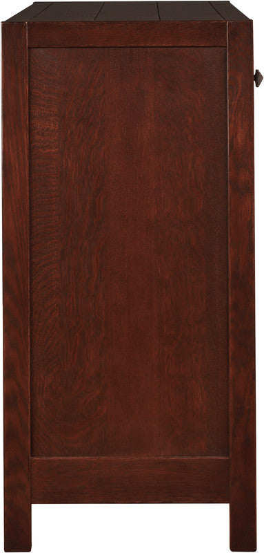 Stickley Highlands Entertainment Console with two drawers and a cabinet door. 