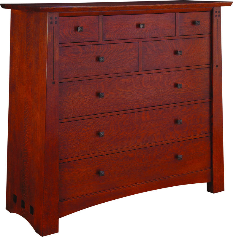 Highlands Master Chest: Wooden dresser with multiple drawers.