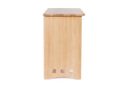 Wooden dresser with three drawers. Highlands Three-Drawer Nightstand by Stickley.