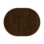 Dark brown wooden table top on a white background