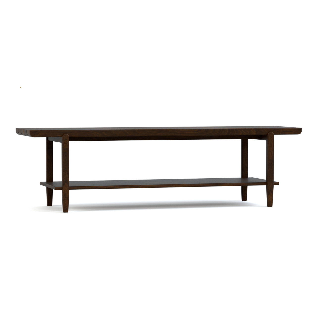 Hudson Valley Slatted Bench by Stickley