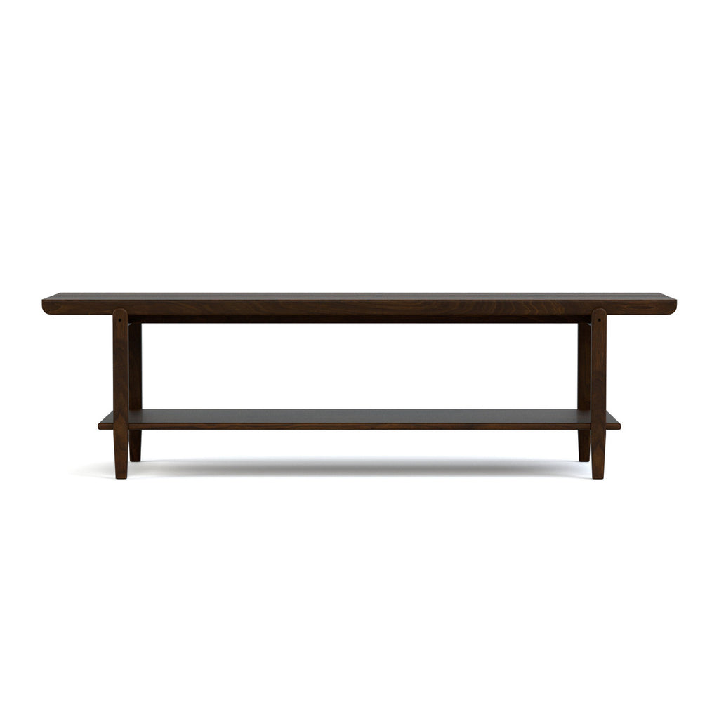 Hudson Valley Slatted Bench by Stickley -In Stock