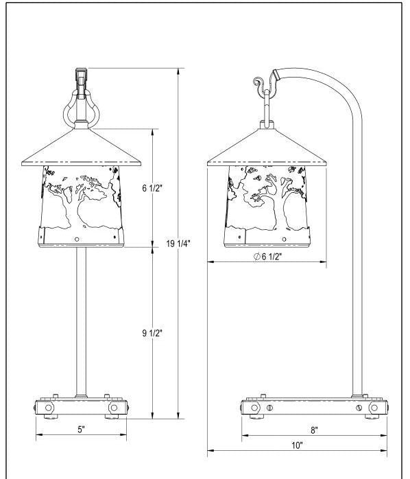 Huntington Hook Arm Table Lamp