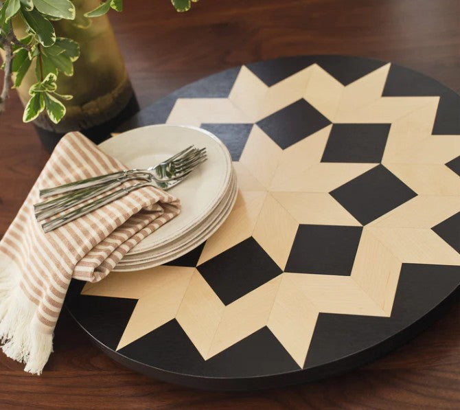 Hudson Valley Lazy Susan by Stickley