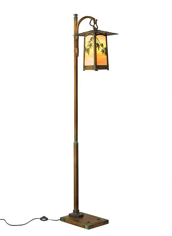 Cobblestone Japanese Maple Hook Arm Floor Lamp