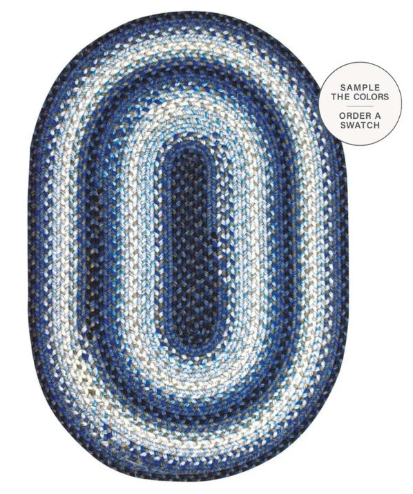 Juniper Blue Braided Outdoor Rug