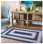 Juniper Blue Outdoor Braided Rug