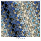 Juniper Blue Outdoor Braided Rug