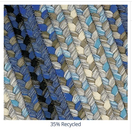 Juniper Blue Outdoor Braided Rug