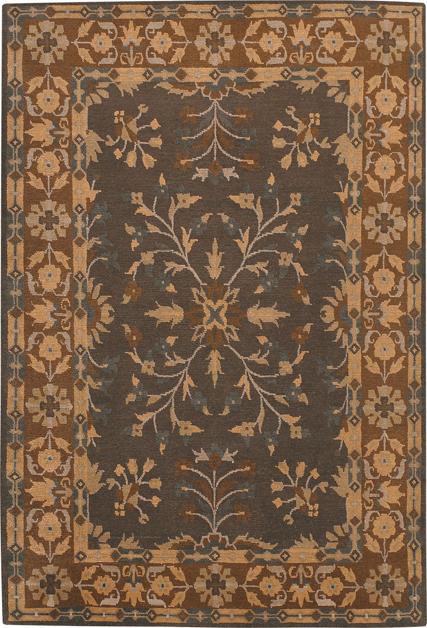 Kew Gardens Dark Chocolate Rug