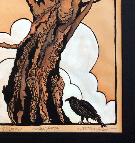A Murder of Crows Print