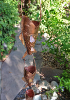 Koi Fish Copper Rain Chain