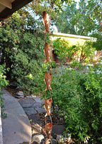 Koi Fish Copper Rain Chain