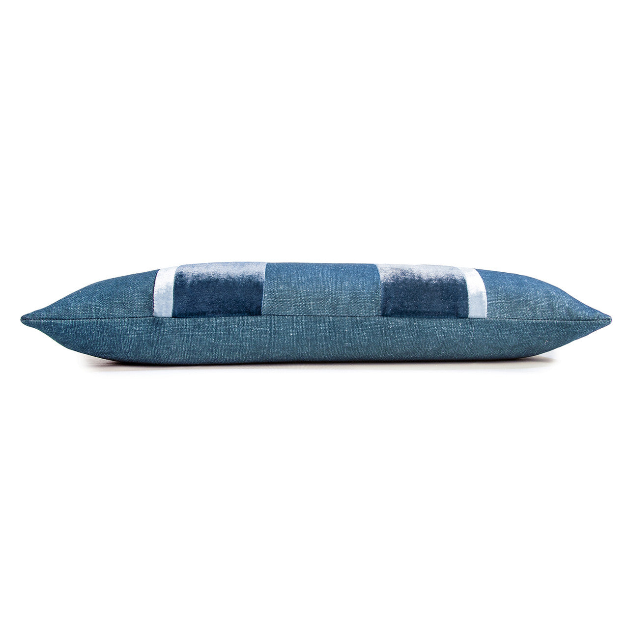 Denim Linen Stripe Oblong 12' x 24" Pillow